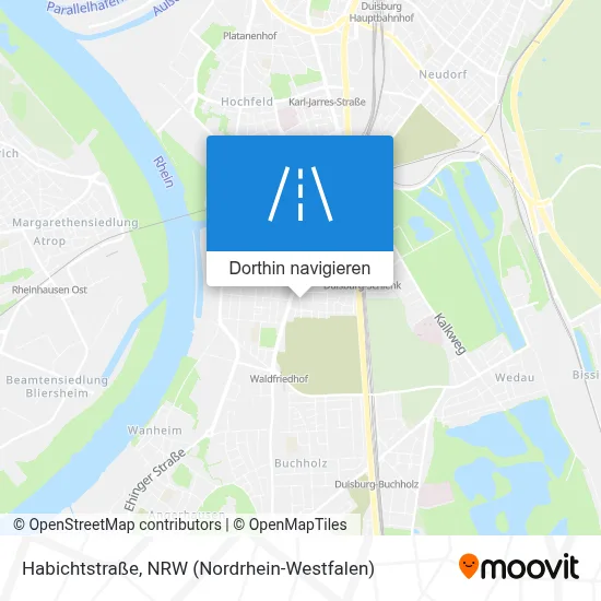 Habichtstraße Karte