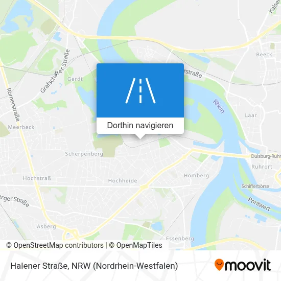Halener Straße Karte