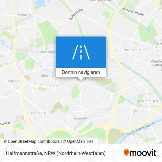 Halfmannstraße Karte