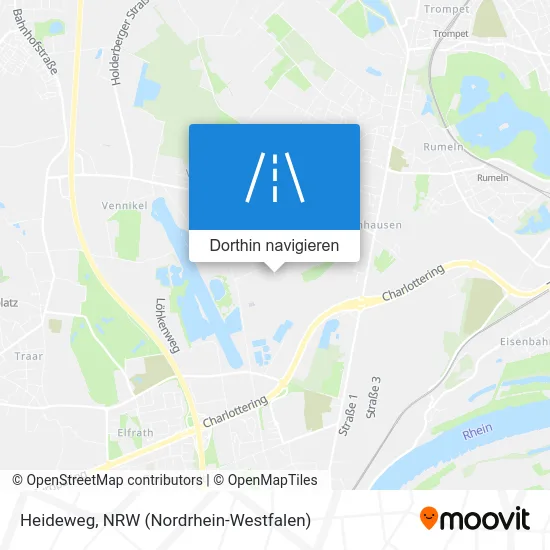 Heideweg Karte