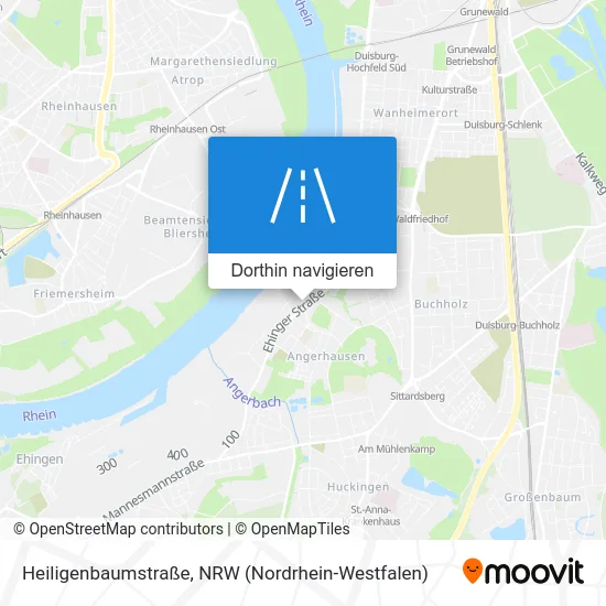 Heiligenbaumstraße Karte