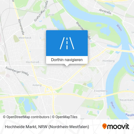 Hochheide Markt Karte