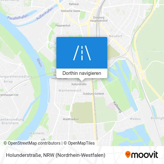 Holunderstraße Karte