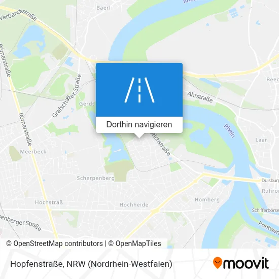 Hopfenstraße Karte
