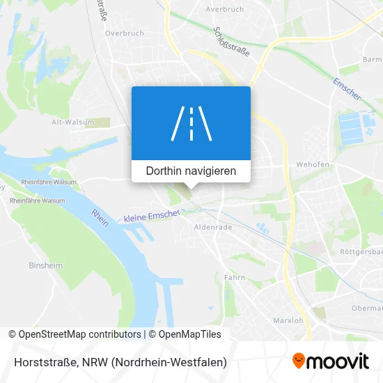 Horststraße Karte