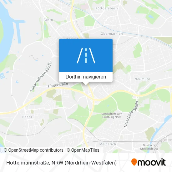 Hottelmannstraße Karte