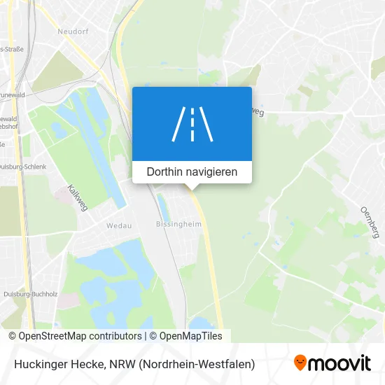 Huckinger Hecke Karte