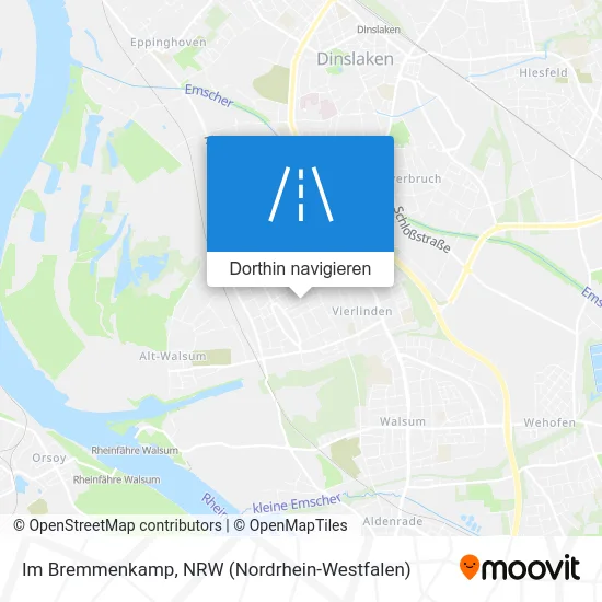 Im Bremmenkamp Karte