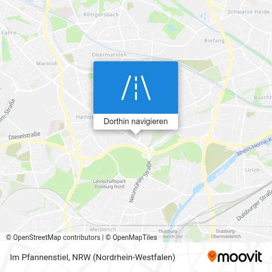 Im Pfannenstiel Karte