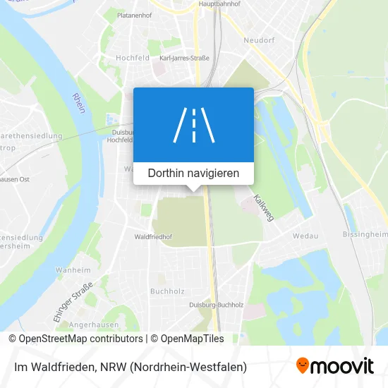 Im Waldfrieden Karte