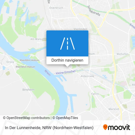 In Der Lunnenheide Karte