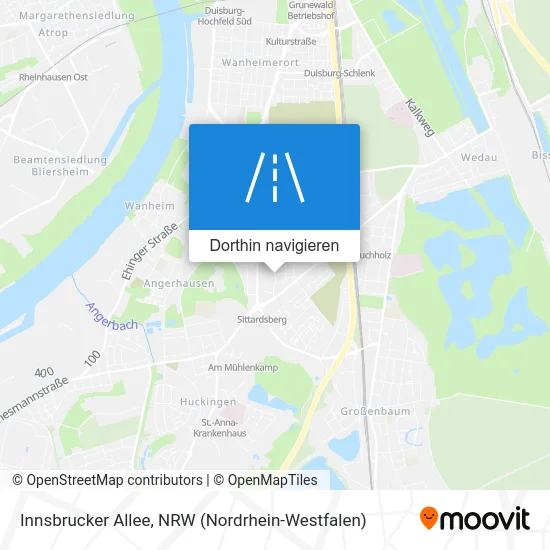 Innsbrucker Allee Karte