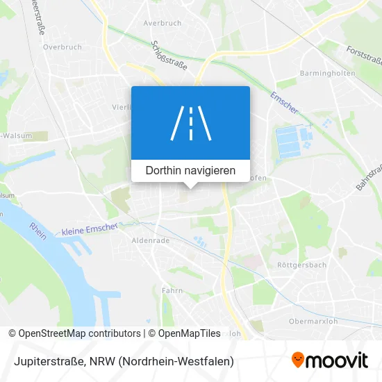 Jupiterstraße Karte
