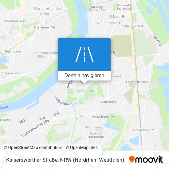 Kaiserswerther Straße Karte
