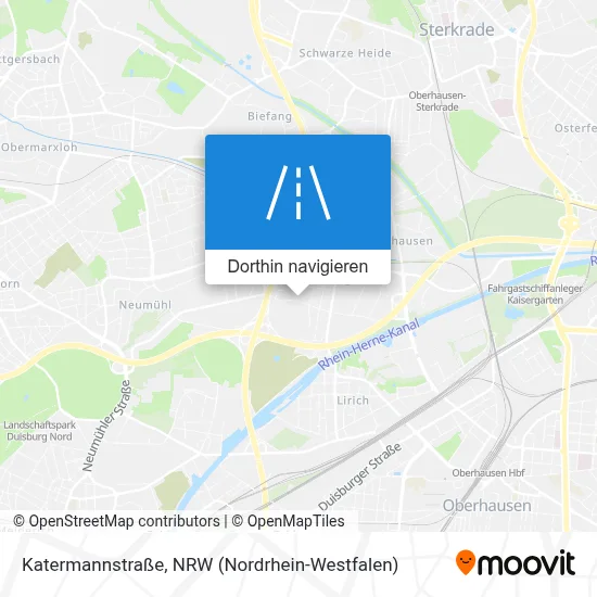 Katermannstraße Karte