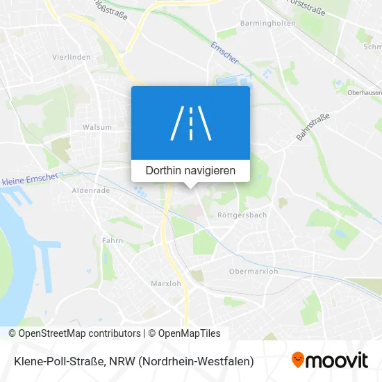 Klene-Poll-Straße Karte