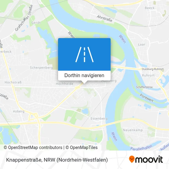 Knappenstraße Karte