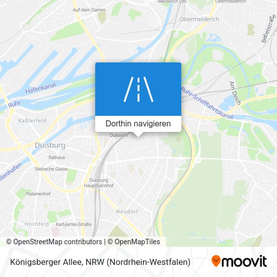 Königsberger Allee Karte