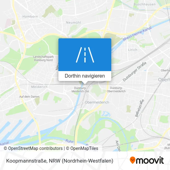 Koopmannstraße Karte