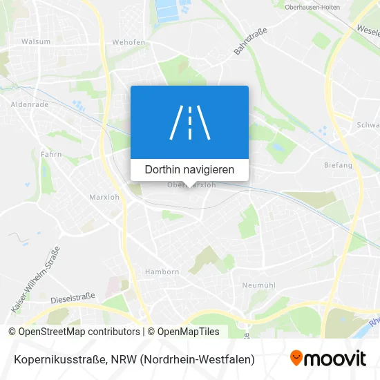 Kopernikusstraße Karte