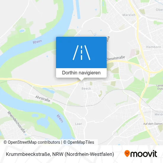 Krummbeeckstraße Karte