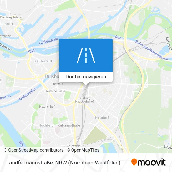 Landfermannstraße Karte