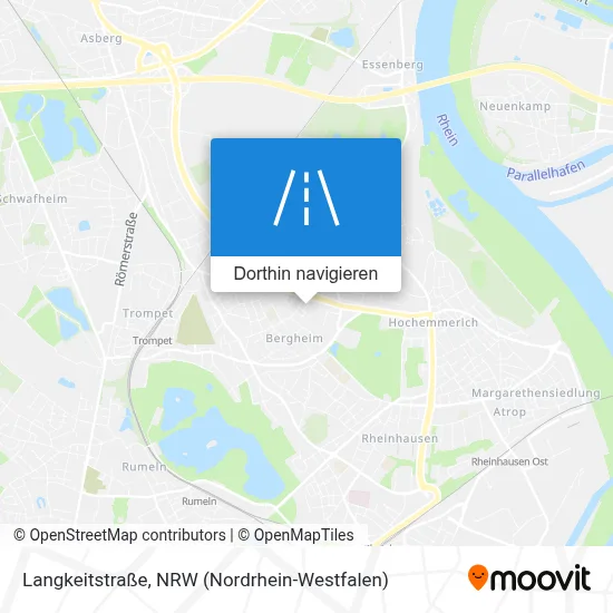 Langkeitstraße Karte