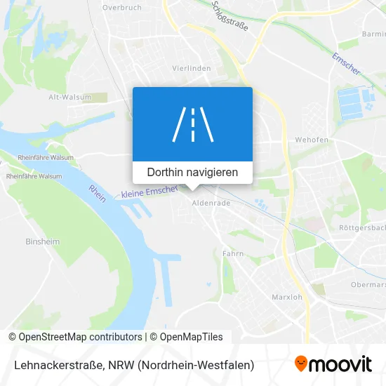 Lehnackerstraße Karte