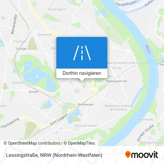 Lessingstraße Karte