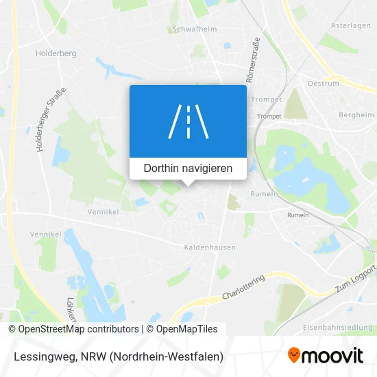 Lessingweg Karte