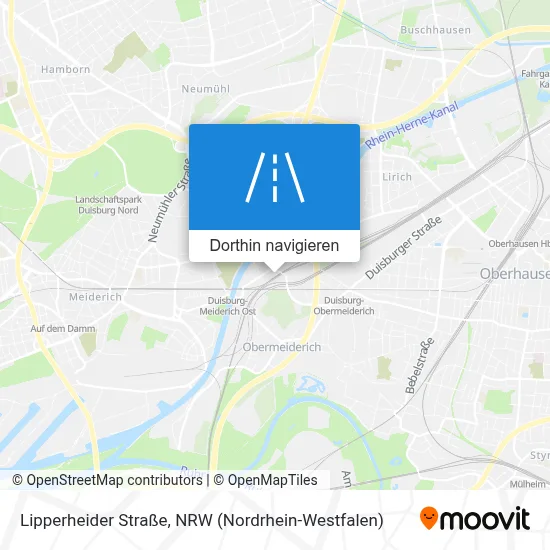 Lipperheider Straße Karte