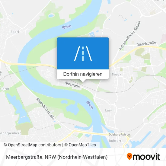 Meerbergstraße Karte