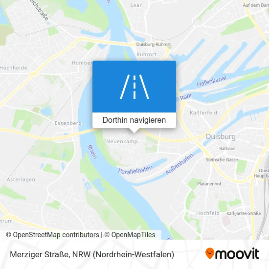 Merziger Straße Karte