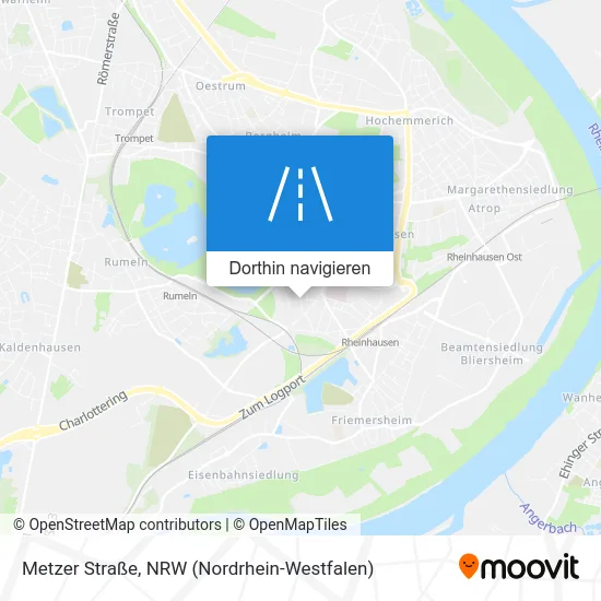 Metzer Straße Karte