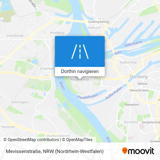 Mevissenstraße Karte