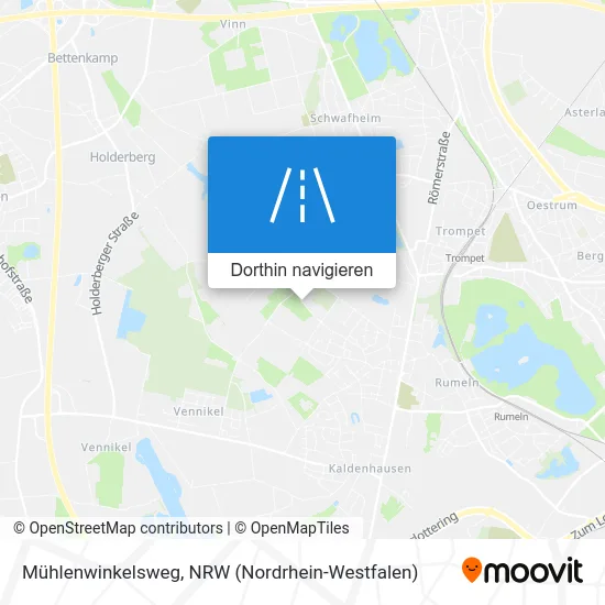 Mühlenwinkelsweg Karte