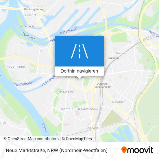 Neue Marktstraße Karte