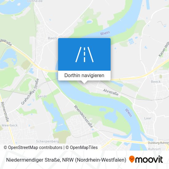 Niedermendiger Straße Karte