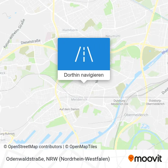 Odenwaldstraße Karte