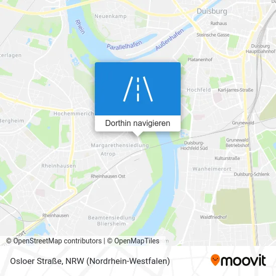 Osloer Straße Karte