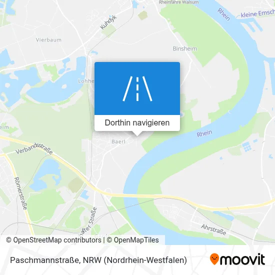 Paschmannstraße Karte