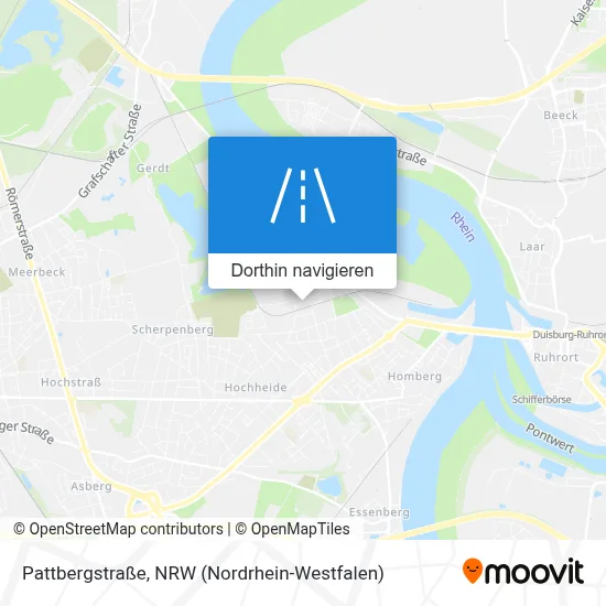 Pattbergstraße Karte