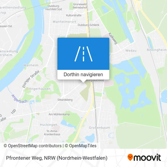 Pfrontener Weg Karte