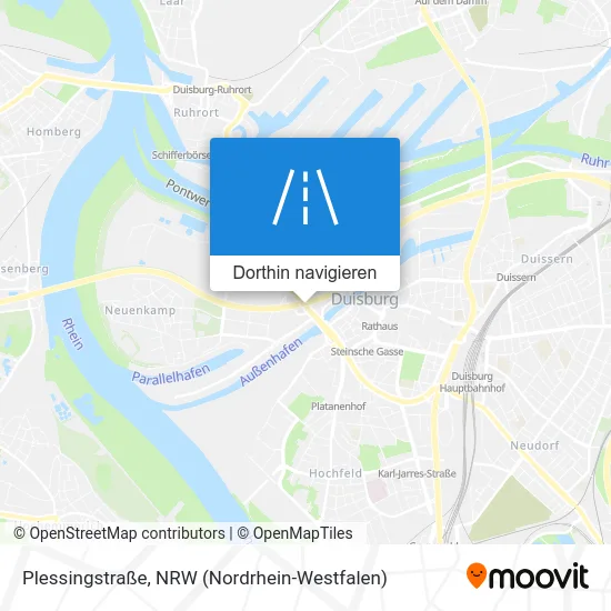 Plessingstraße Karte