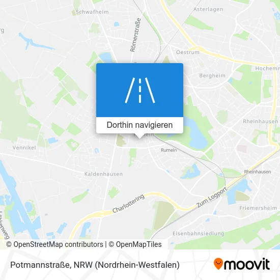 Potmannstraße Karte