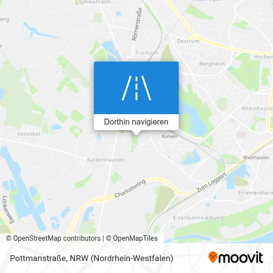 Pottmanstraße Karte