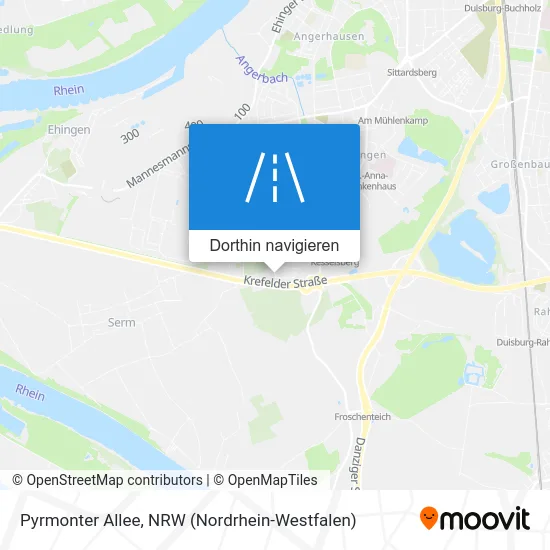 Pyrmonter Allee Karte