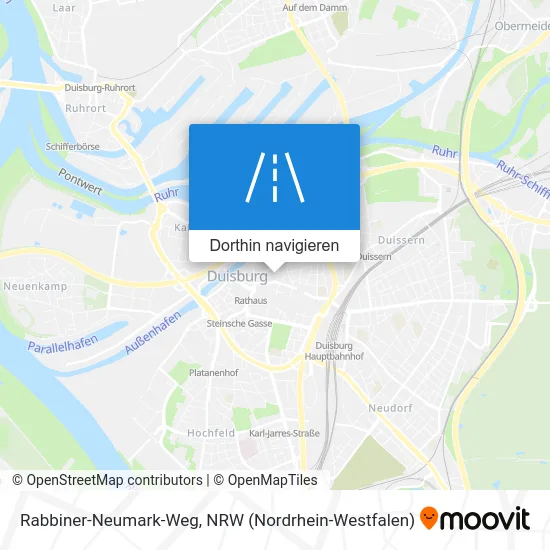 Rabbiner-Neumark-Weg Karte