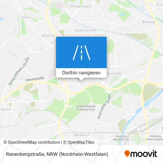 Ranenbergstraße Karte