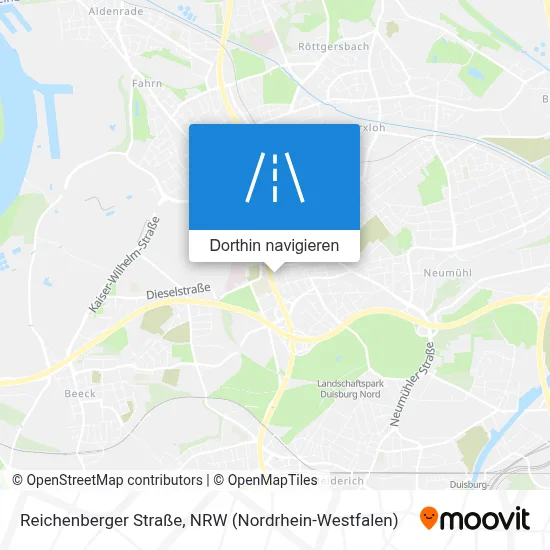 Reichenberger Straße Karte